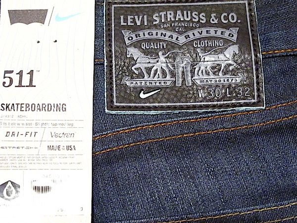 REGULAR BLOG: NIKE SB × Levi's 511 Style by SUSHI REGULAR BLOG: NIKE SB × Levi's 511 Style by SUSHI