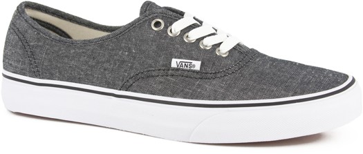 Vans-authentic-skate-shoes-classic-chambray-black