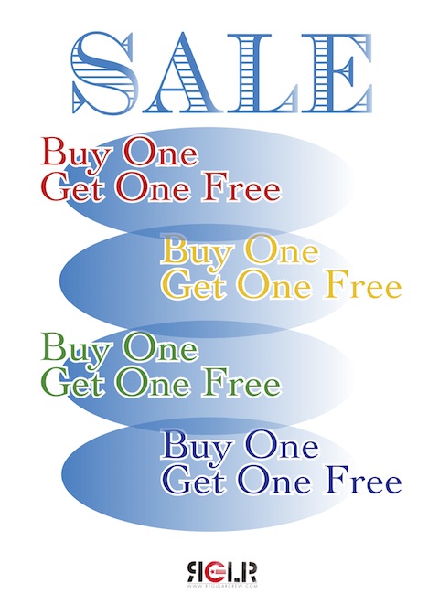 BUY ONE GET ONE FREE