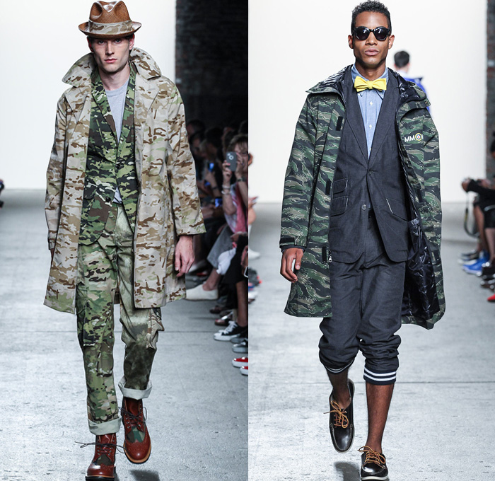 Mark-mcnairy-new-amsterdam-2014-spring-summer-mens-runway-new-york-fashion-week-show-denim-jeans-camouflage-plaid-leaves-prints-ducks-bomber-jacket-overalls-04x