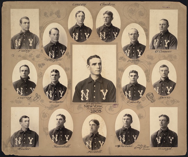 New_York_Highlanders_Baseball_Team,_1903