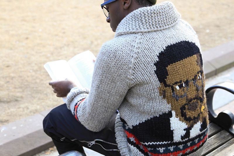 Bodega-x-granted-malcolm-x-wool-sweater-1